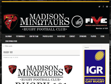 Tablet Screenshot of madisonminotaurs.com